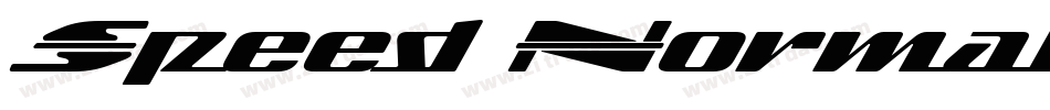 Speed Normal字体转换